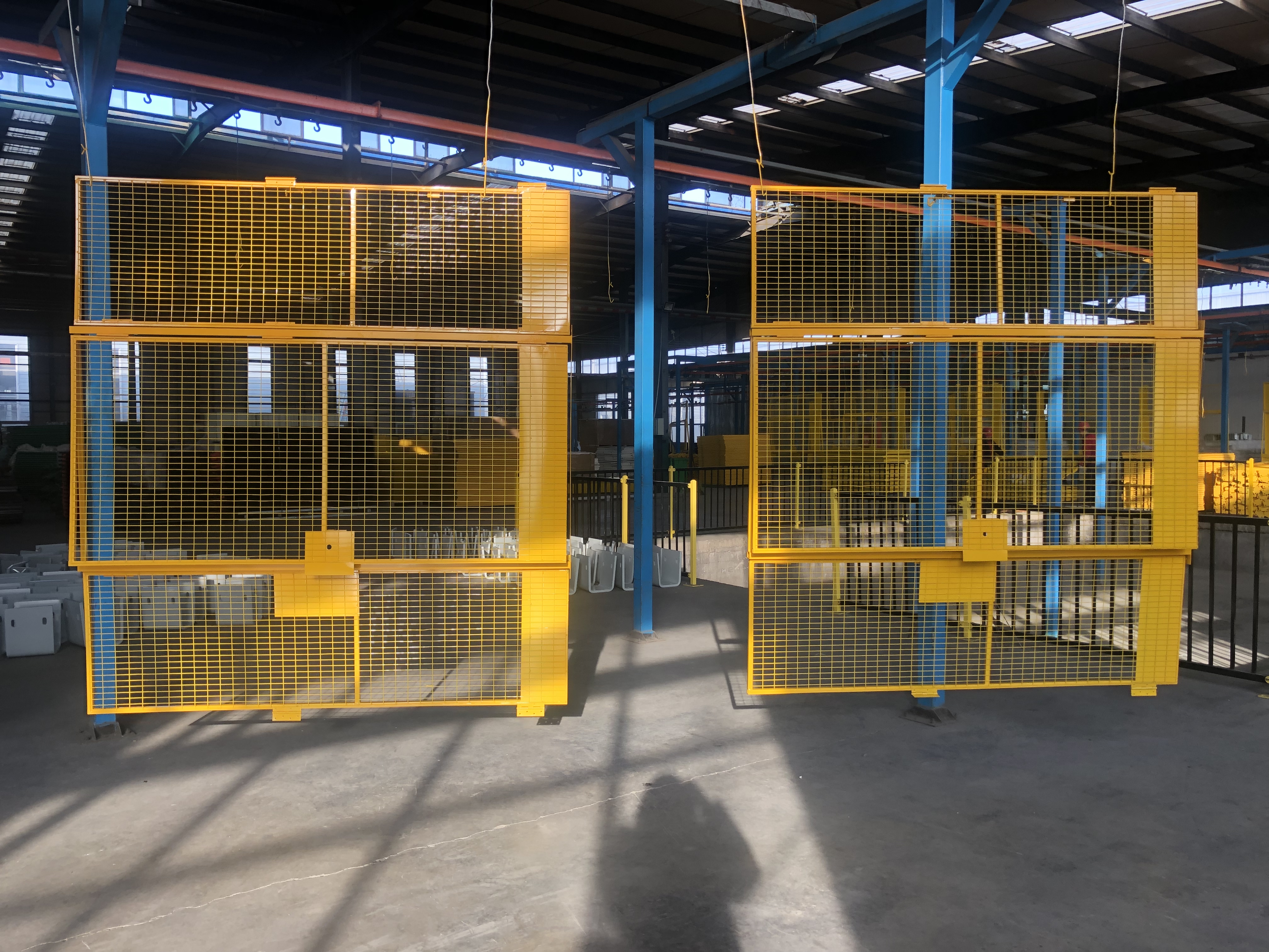 PVC Coated wire mesh fence gate 