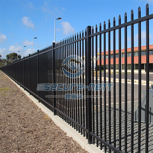 China spear top tubular iron railing