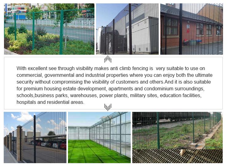 Hot dipped Welded 358 Security Fence