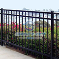 Flat top galvanized steel fence exporter