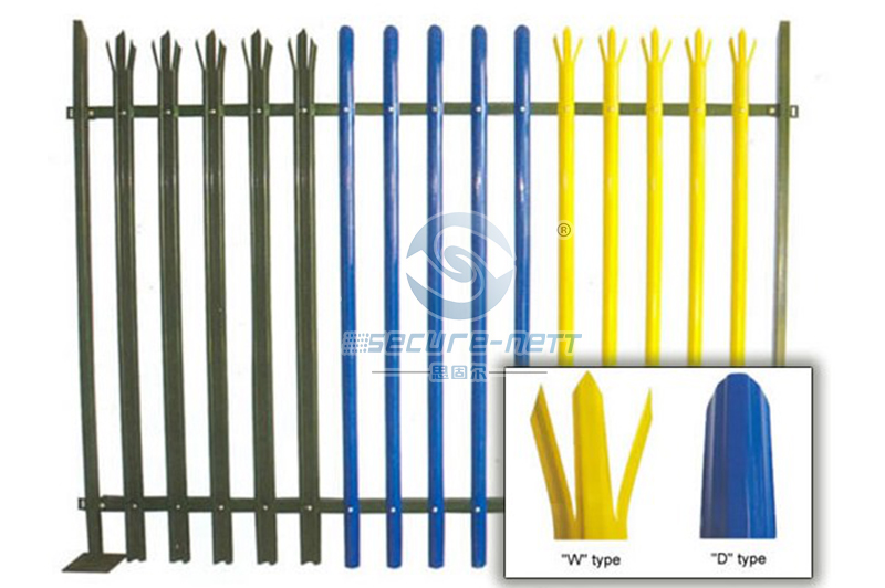 High security palisade fences