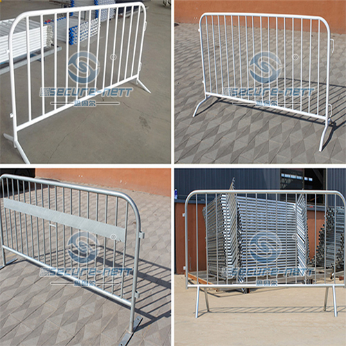 Removable road barrier fence