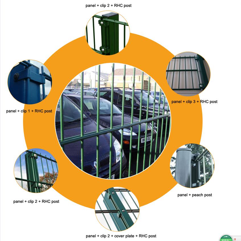 868 Double Wire Mesh Fencing