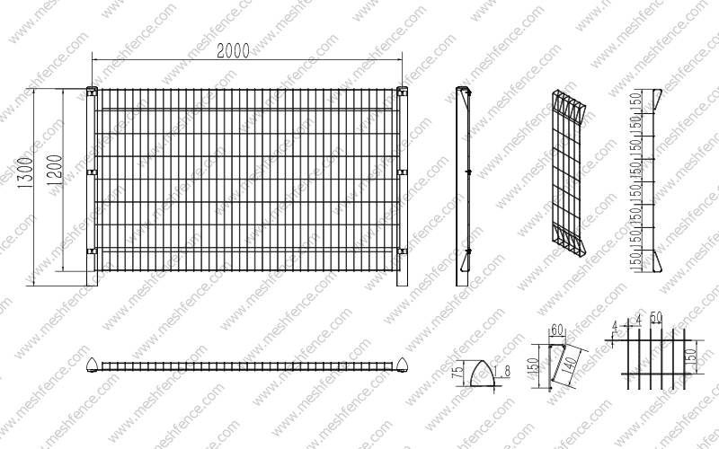 Rolltop steel wire fencing wholesale welded fencing suppliers