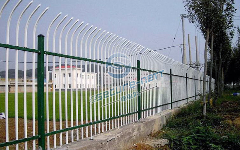 Top level Extension arms zinc steel fence Arm at china.