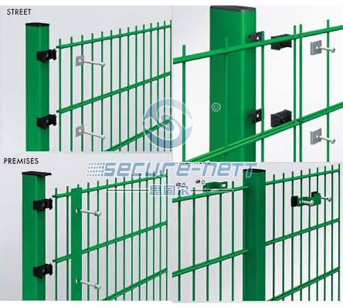 Double wire 656 wire mesh fencing