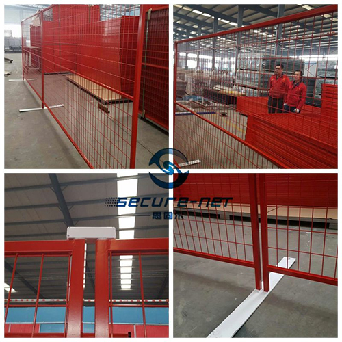 Canada pvc temporary fence 
