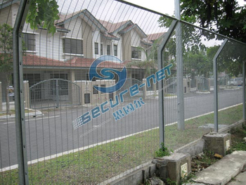 Welded 358 security fencing systems