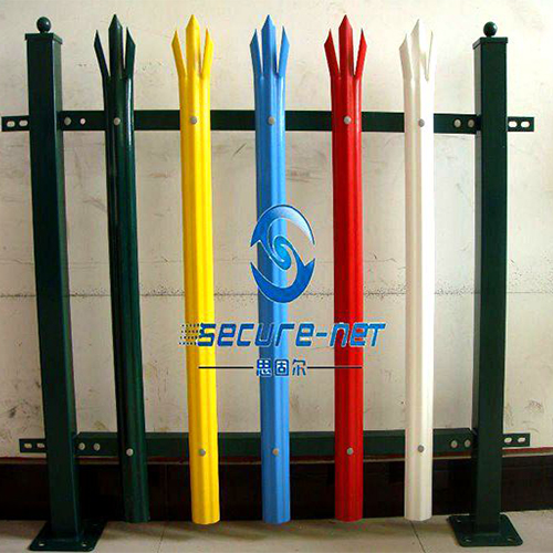 Metal palisade fence 