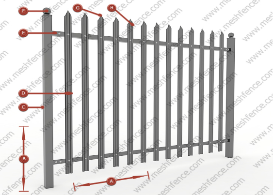 Palisade Fencing