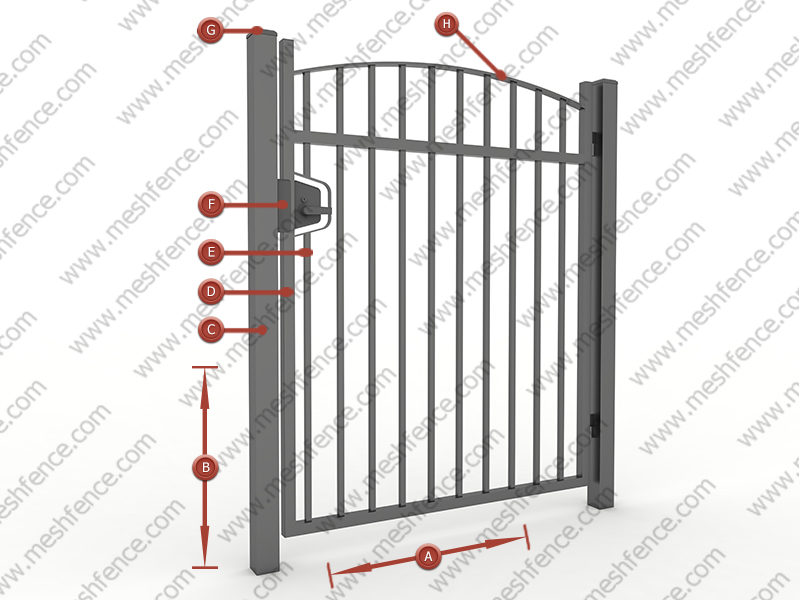 Steel Fence Gate