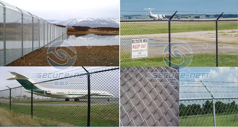 Airport Welded Wire Mesh Fencing 