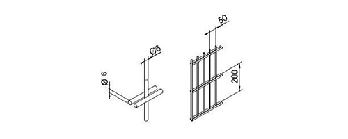 Double wire 656 wire mesh fencing