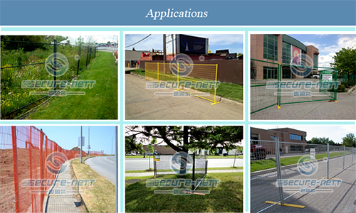 Movable Canada temporary fence