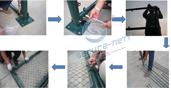 Chain Link Fencing Install-Process