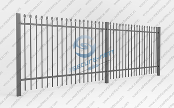 Application of press formed spear fencing