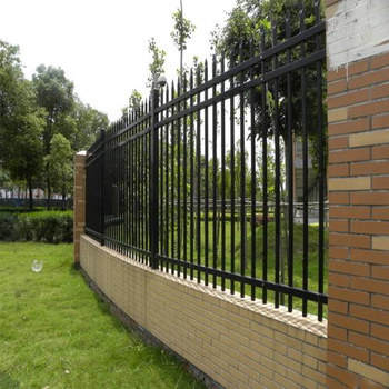 Flat top Galvanized steel aluminum fence exporter
