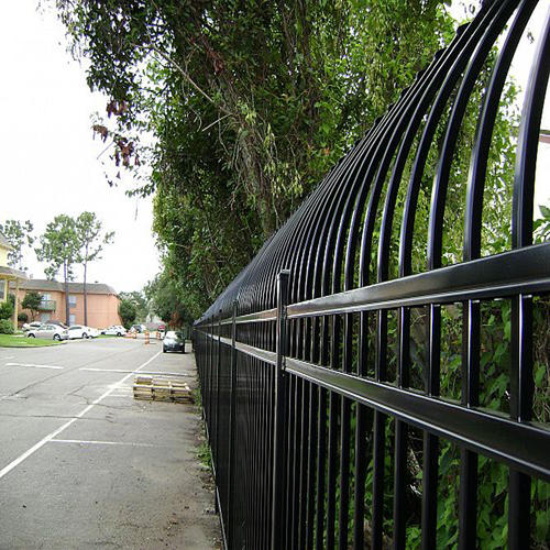 Green PVC Coated Palisade Fence